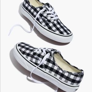 Vans® Unisex Authentic Lace-Up Sneakers in Gingham Check